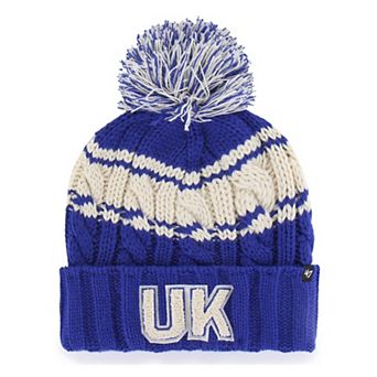 Women's '47 Royal Kentucky Wildcats Emma Cuffed Knit Hat with Pom