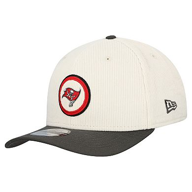 Men's New Era Stone Tampa Bay Buccaneers Loyal Corduroy 9SEVENTY Adjustable Hat