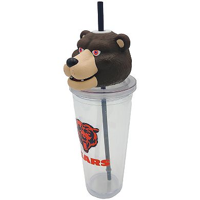 Pegasus Chicago Bears Mascot Lid 24oz. Sipper Cup