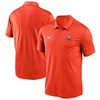 Men's Nike Orange Virginia Cavaliers Victory Solid Performance Polo