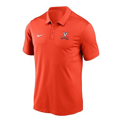 Men's Nike Orange Virginia Cavaliers Victory Solid Performance Polo