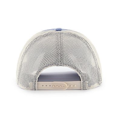 Men's '47 Blue New York Rangers Canteen Pigment Dyed Patch Trucker Adjustable Hat