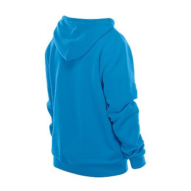 Men's New Era Carolina Blue Carolina Panthers Combine Authentic Local State Throwback Hoodie