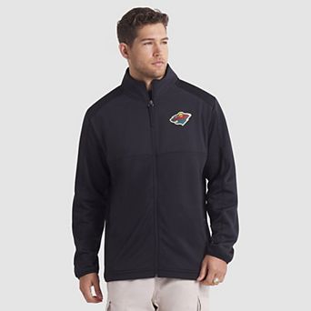 Men's Fanatics Black Minnesota Wild Authentic Pro Rink Full-Zip Jacket