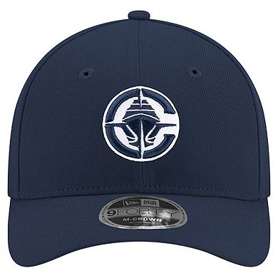 Men's New Era Navy LA Clippers 9FORTY Stock M-Crown Adjustable Hat
