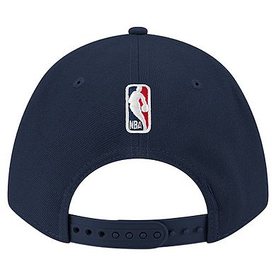 Men's New Era Navy LA Clippers 9FORTY Stock M-Crown Adjustable Hat