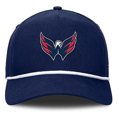 Men's Fanatics Navy Washington Capitals Authentic Pro Rink Roper A-Frame Adjustable Hat