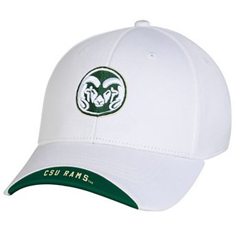 Men's Under Armour White Colorado State Rams Sideline Blitzing Accent Iso-Chill Flex Hat