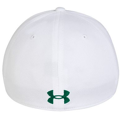 Men's Under Armour White Colorado State Rams Sideline Blitzing Accent Iso-Chill Flex Hat