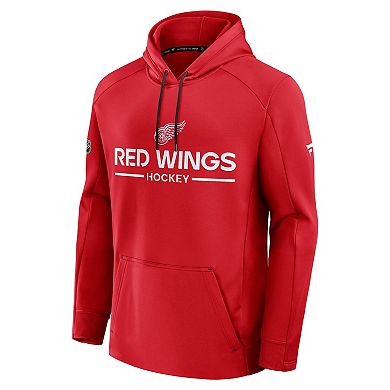 Men's Fanatics Red Detroit Red Wings Authentic Pro Rink Hoodie