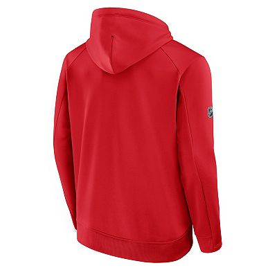 Men's Fanatics Red Detroit Red Wings Authentic Pro Rink Hoodie