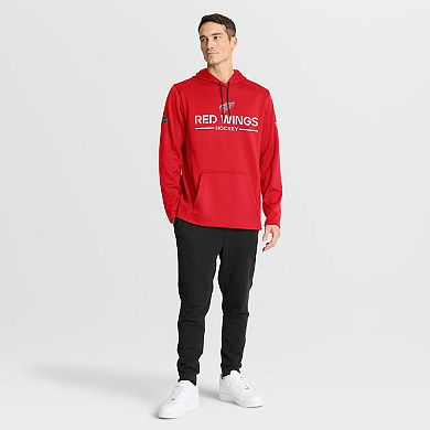 Men's Fanatics Red Detroit Red Wings Authentic Pro Rink Hoodie