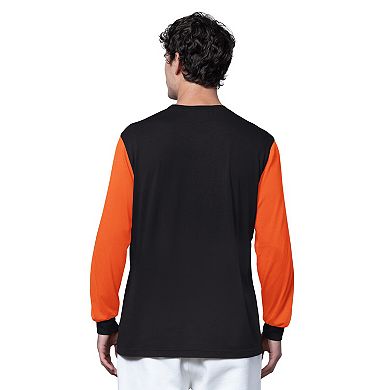 Men's Starter Black Chicago Bears Thursday Night Gridiron Long Sleeve T-Shirt