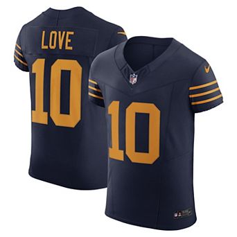 Men's Nike Jordan Love Navy Green Bay Packers The 1923 Classic Vapor F.U.S.E. Elite Jersey