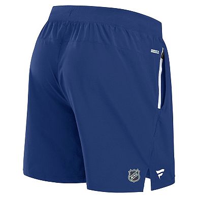 Men's Fanatics Blue Toronto Maple Leafs Authentic Pro Rink Performance Shorts