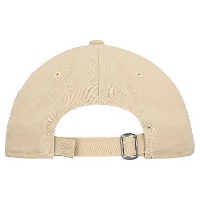 Men's New Era Khaki Chicago Bulls Color Pack Tonal 9TWENTY Adjustable Hat