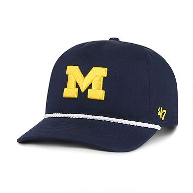 Men's '47 Navy Michigan Wolverines Rope Hitch Adjustable Hat
