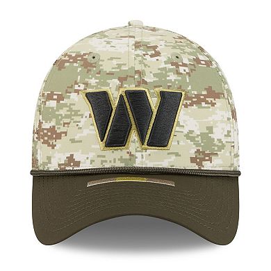 Men's New Era Camo Washington Commanders 2025 Salute to Service 39THIRTY Flex Hat