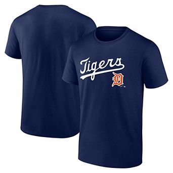 Men's Logo Athletic Navy Detroit Tigers Wahconah T-Shirt