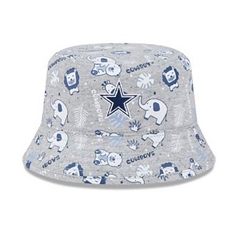 Infant New Era Gray Dallas Cowboys Animal Bucket Hat