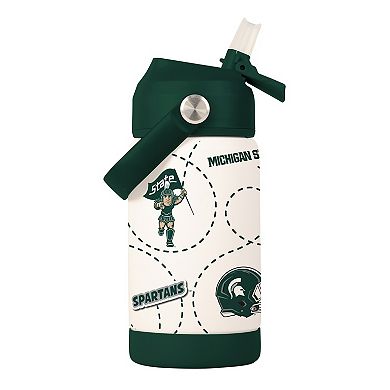 Logo Brands Michigan State Spartans 12oz. Mascot Bottle