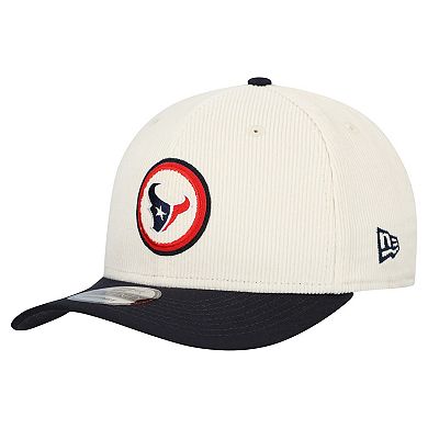Men's New Era Stone Houston Texans Loyal Corduroy 9SEVENTY Adjustable Hat