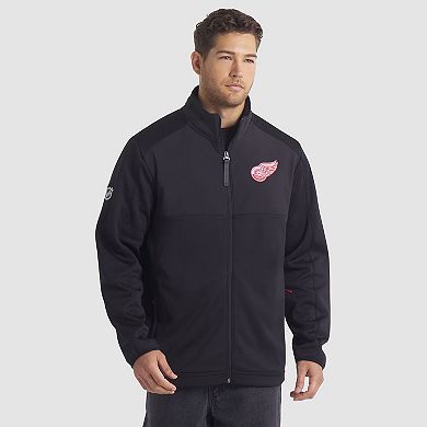 Men's Fanatics Black Detroit Red Wings Authentic Pro Rink Full-Zip Jacket