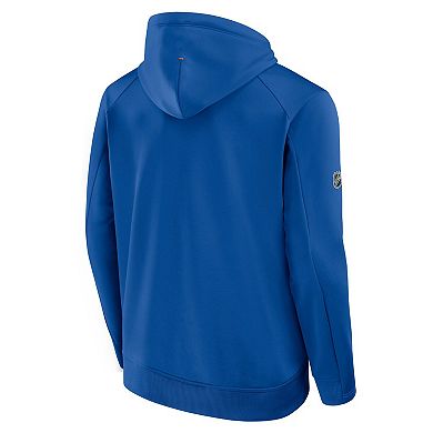 Men's Fanatics Royal New York Islanders Authentic Pro Rink Hoodie