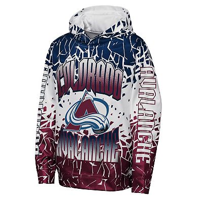 Youth Outerstuff Navy Colorado Avalanche Frozen Frenzy Hoodie