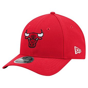 Men's New Era Red Chicago Bulls 9FORTY Stock M-Crown Adjustable Hat