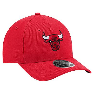 Men's New Era Red Chicago Bulls 9FORTY Stock M-Crown Adjustable Hat