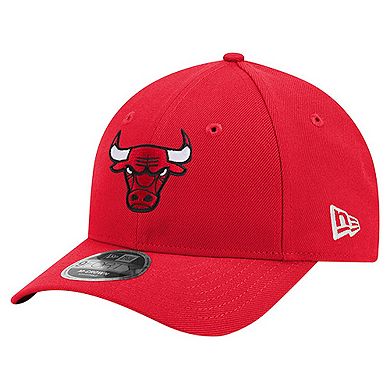Men's New Era Red Chicago Bulls 9FORTY Stock M-Crown Adjustable Hat