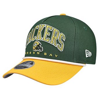 Preschool New Era Green/Gold Green Bay Packers Arch 9FORTY A-Frame M-Crown Adjustable Hat