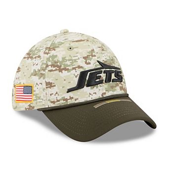 Men's New Era Camo New York Jets 2025 Salute to Service 39THIRTY Flex Hat