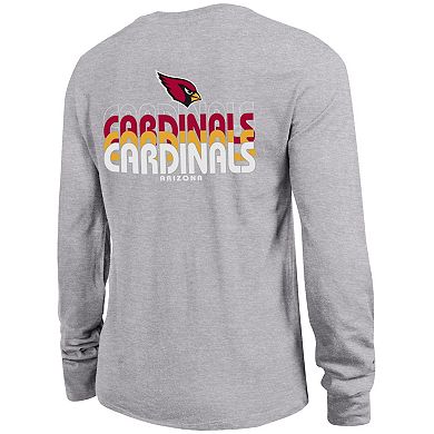 Women's Champion Heather Gray Arizona Cardinals Core Long-Sleeve T-Shirt