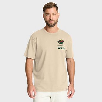 Men's Fanatics Natural Minnesota Wild Crash The Net Legacy T-Shirt
