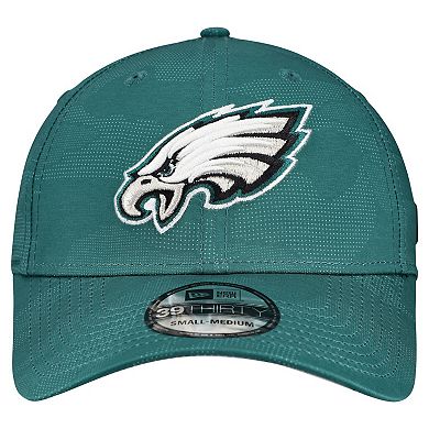 Men's New Era Midnight Green Philadelphia Eagles Tonal Camo 39THIRTY Stretch Fit Hat