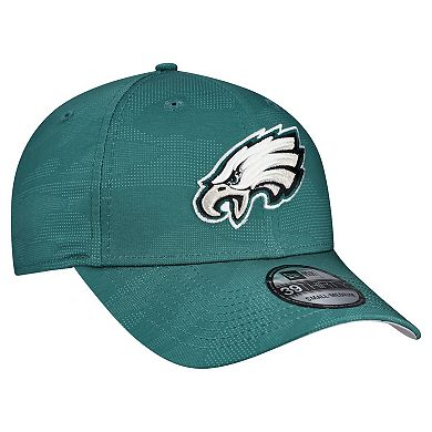 Men's New Era Midnight Green Philadelphia Eagles Tonal Camo 39THIRTY Stretch Fit Hat