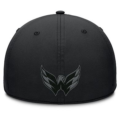 Men's Fanatics Black Washington Capitals Authentic Pro Road Team Code Flex Hat
