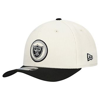 Men's New Era Stone Las Vegas Raiders Loyal Corduroy 9SEVENTY Adjustable Hat