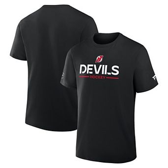 Men's Fanatics Black New Jersey Devils Authentic Pro Primary T-Shirt