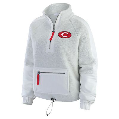 Women's WEAR by Erin Andrews Gray Cincinnati Reds Polar Fleece