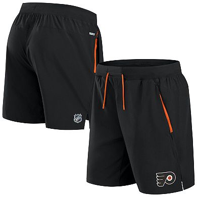 Men's Fanatics Black Philadelphia Flyers Authentic Pro Rink Performance Shorts