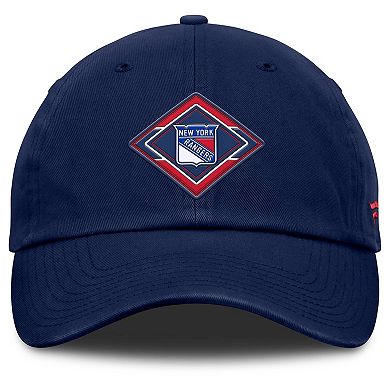 Women's Fanatics Navy New York Rangers Authentic Pro Rink Adjustable Hat