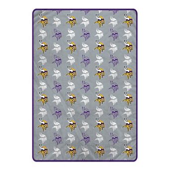 Pegasus Minnesota Vikings 66" x 95" Oversized Logo Roll Ultra Cozy Blanket