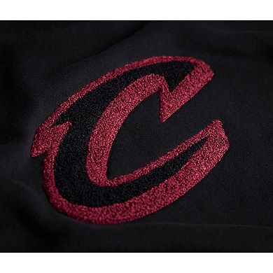 Unisex Stadium Essentials Black Cleveland Cavaliers Club Level Chenille Sweatshirt
