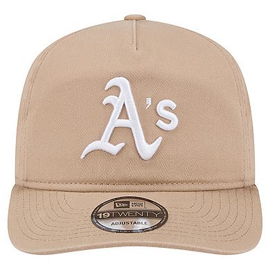 Men's New Era Light Beige Athletics Cam 19TWENTY Adjustable Hat