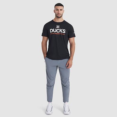 Men's Fanatics Black Anaheim Ducks Authentic Pro Rink Tech T-Shirt
