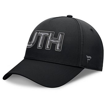 Men's Fanatics Black Utah Mammoth Authentic Pro Road Team Code Flex Hat