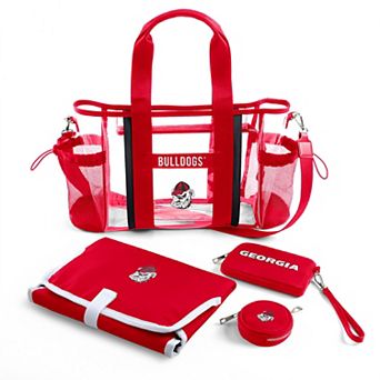 WEAR by Erin Andrews Georgia Bulldogs Clear Stadium Baby Bag